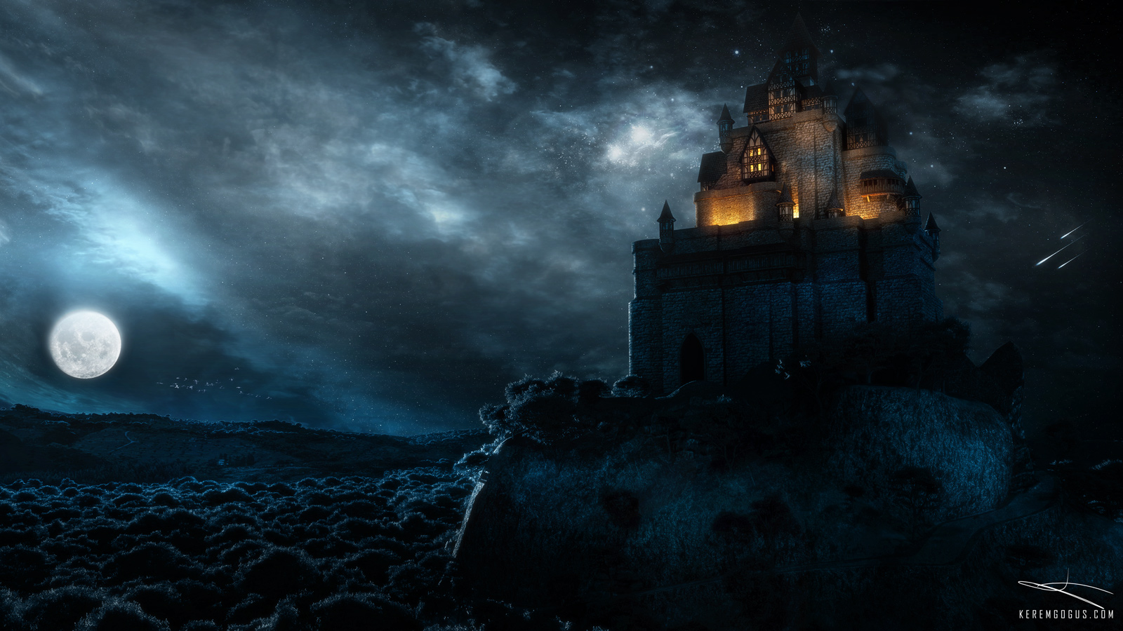 1600x900_4657_Another_Fairytale_3d_landscape_moon_forest_castle_night_fantasy_picture_image_digital_art
