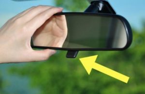 A e dini se për çfarë shërben kjo pjesë në pasqyrën e brendshme të veturës?