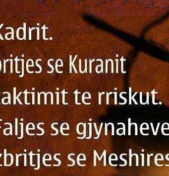 A e dini se pse quhet “Nata e Kadrit”?