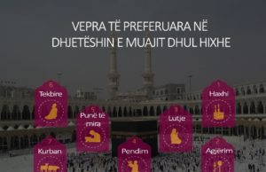SHFRYTËZIMI I DHJETË DITËVE TË MUAJIT DHUL HIXHE