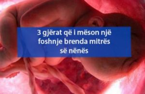 3 gjërat që i mëson një foshnje brenda mitrës së nënës