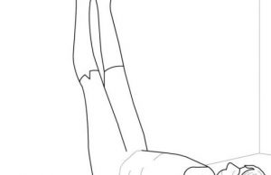 Ngrini këmbët në mur për t’u çlodhur