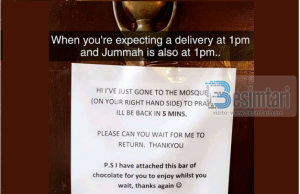 Kishte termin në kohën e Xhumasë, e zgjidhi problemin në mënyrën më kreative (Foto)