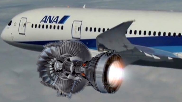 Si punon motori i një aeroplani (Video)