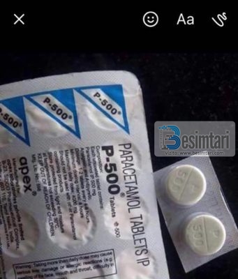 Lajmërim URGJENT MOS KONSUMONI PARACETAMOL NE TE CILIN SHKRUAN P/500
