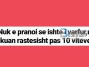 Nuk e pranoi se ishte i varfur,u takuan rastesisht pas 10 viteve