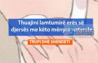 Thuajini lamtumirë erës së djersës me këto mënyra natyrale