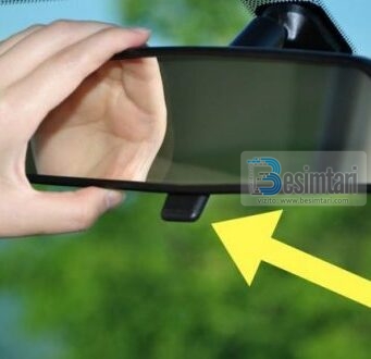 A e dini se për çfarë shërben kjo pjesë në pasqyrën e brendshme të veturës?